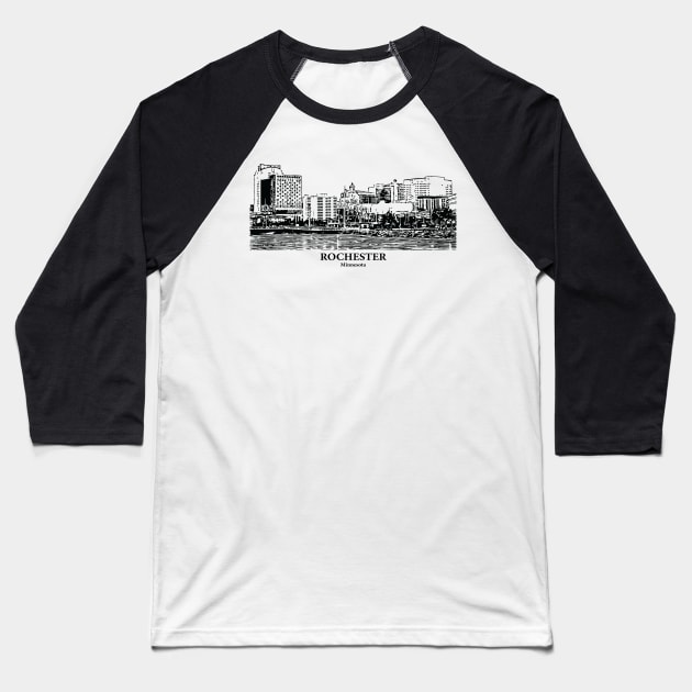 Rochester - Minnesota Baseball T-Shirt by Lakeric